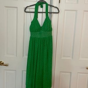 Sexy green summer dress